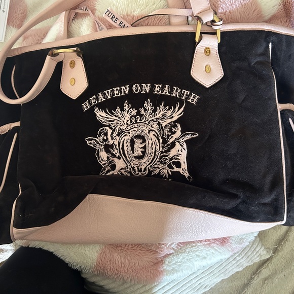 Vintage Black and Pink Juicy Diaper Bag - Picture 8 of 16